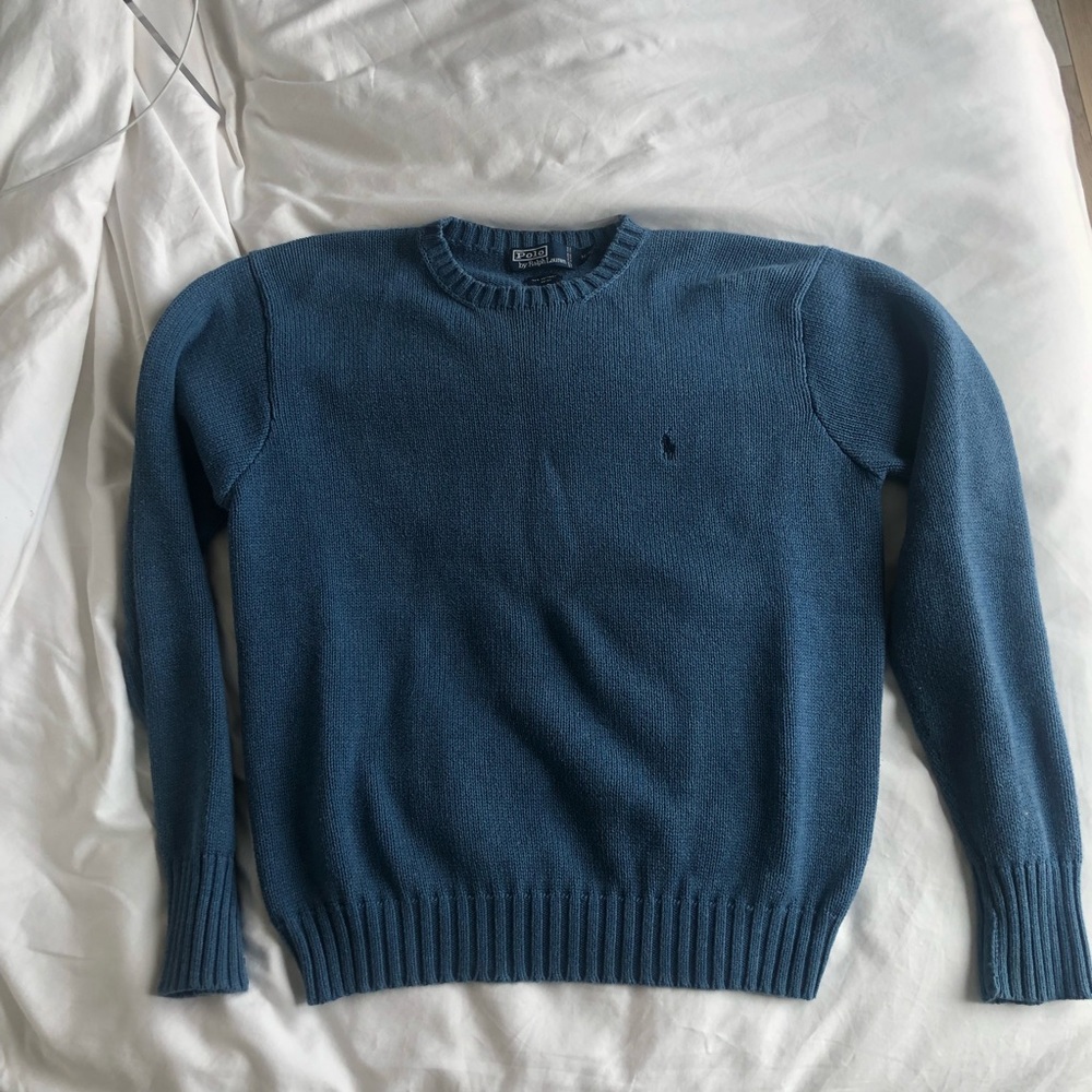 Vintage Polo blue sweater
